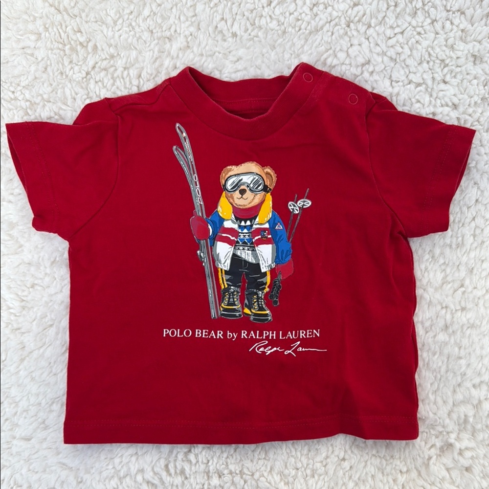 Ralph Lauren Red Polo Bear T-Shirt